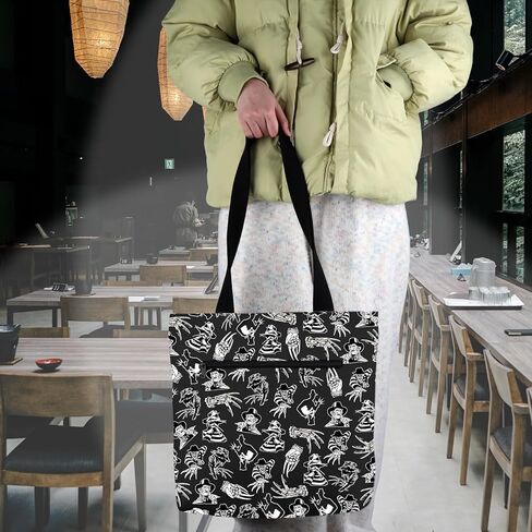 VAMSII Horror Movie Character Tote Bag Series Killer Merch Horror Night Horror Fans Gift in Saudi Arabia
