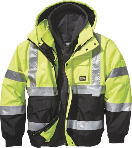 Gravel Gear High-Visibility 3-in-1 Bomber Jacket - 2XL in Saudi Arabia