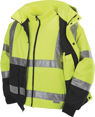 Gravel Gear High-Visibility 3-in-1 Bomber Jacket - 2XL in Saudi Arabia