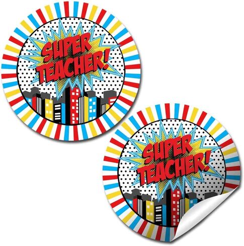 Later Gator End of The School Year Teacher Appreciation Thank You Sticker Labels for Boys, 40 2" Party Circle Stickers by AmandaCreation, Great for Envelope Seals & Gift Bags in Kuwait