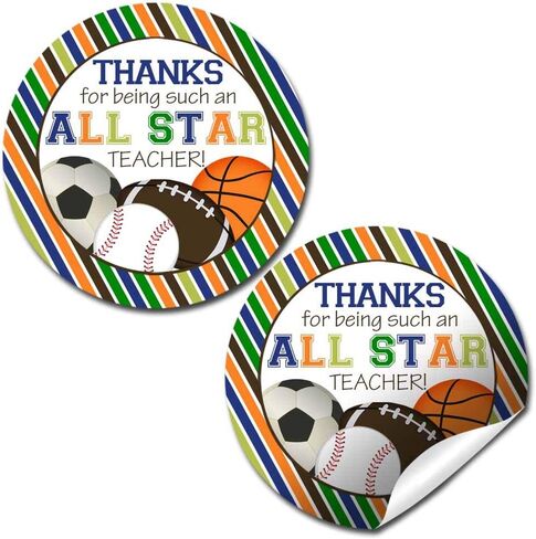 Later Gator End of The School Year Teacher Appreciation Thank You Sticker Labels for Boys, 40 2" Party Circle Stickers by AmandaCreation, Great for Envelope Seals & Gift Bags in Kuwait
