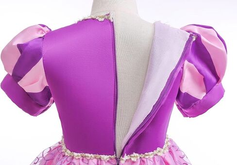 Princess Rapunzel Costume for Girls Halloween Christmas Dress Up Birthday Party Outfits with Accessories for 3T-13 in Saudi Arabia