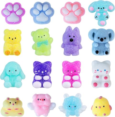 ORB Tabalicious TABA Squishy Blind Box Keychain Charms Assorted 3 Pack - 3 Individual Squishy TABA Animal Keychain Toys - Collectible Soft Tabalicious Charms for Backpacks, Keys, Wristlets, Bags, More in Saudi Arabia