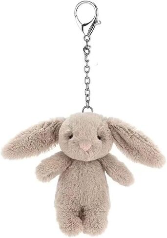 Adorable Bunny Bag Charm, 3.5" Mini Rabbit Keychain Purse Decoration in Saudi Arabia