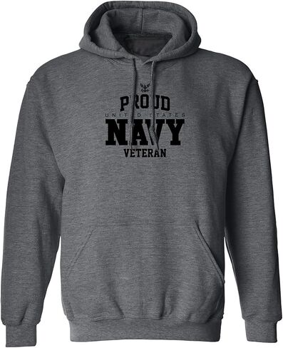 zerogravitee Proud United States Navy VETERAN Adult Hooded Sweatshirt in Saudi Arabia