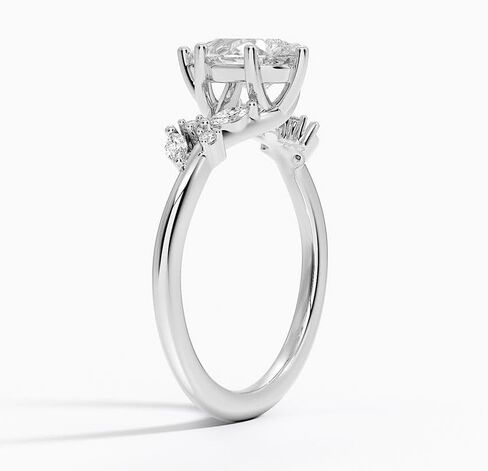IGI Certified 1-5 Ct Pear Cut Lab Grown Diamond Ring – 10K/14K/18K Solid Gold, 925 Sterling Silver | Nature Inspired Engagement Ring for Women in Saudi Arabia