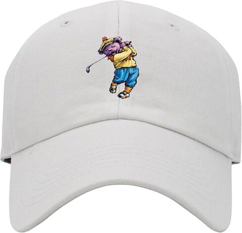 Dancing Bear Swinging Golf Club Hat in Saudi Arabia