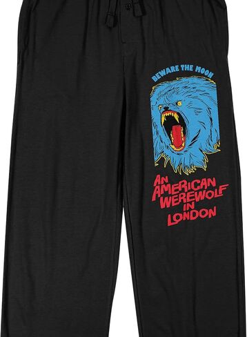 an American Werewolf in London Werewolf Head Adult Black Sleep Pajama Pants in Saudi Arabia