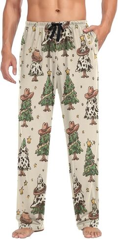 Men's Pajama Pants Sleep Lounge Pants Breathable Pjs Bottoms with Pockets in Saudi Arabia