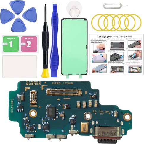 Charging Port Replacement Kit Compatible with Galaxy A50, Dock Board USB-C Connector Only for A50 SM-A235F SM-A235F/DS, with Toolkit in Kuwait