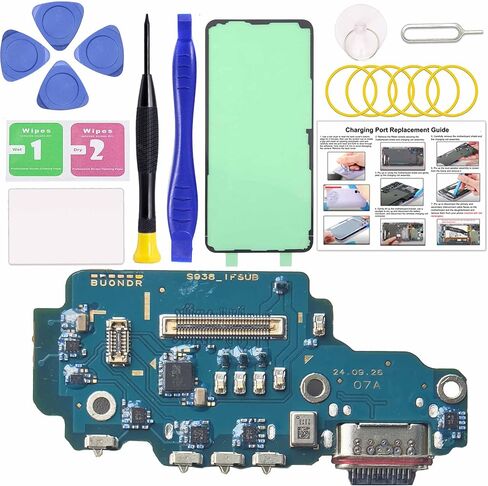 Charging Port Replacement Kit Compatible with Galaxy A50, Dock Board USB-C Connector Only for A50 SM-A235F SM-A235F/DS, with Toolkit in Kuwait