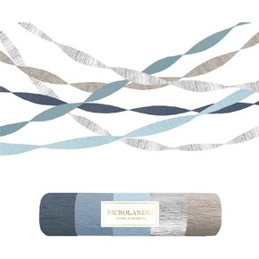 NICROLANDEE 5 Rolls Pastel Crepe Paper Streamers Backdrop Decorations for Easter Decorations, Birthday, Wedding, Garden Party, Bridal Shower, Baby Shower, Spring Home Decor in Kuwait