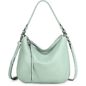 حقائب كتف نسائية من الجلد الطبيعي من YALUXE، حقائب يد ومحافظ مع سحاب شرابة وسحب وحلقة، أشرطة مزدوجة قابلة للفصل in Kuwait