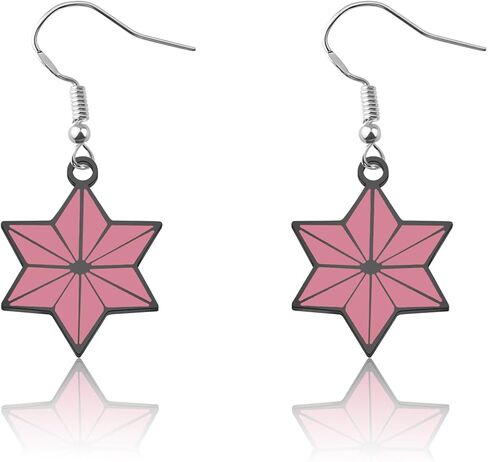 CHOORO Anime Earrings Demon Flakes Charm Dangle Earrings Anime lovers Gift in Saudi Arabia