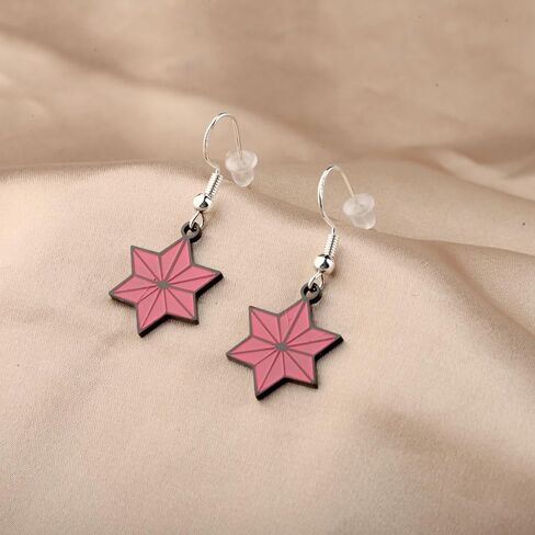 CHOORO Anime Earrings Demon Flakes Charm Dangle Earrings Anime lovers Gift in Saudi Arabia