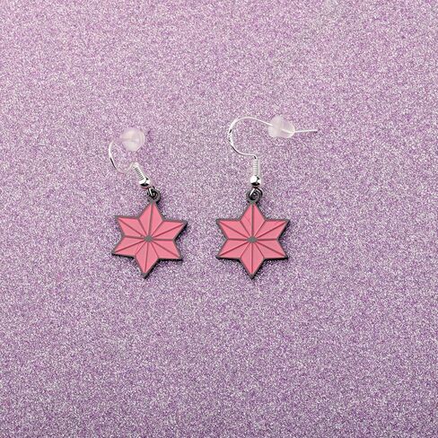CHOORO Anime Earrings Demon Flakes Charm Dangle Earrings Anime lovers Gift in Saudi Arabia