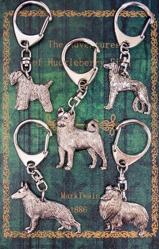 Chow Chow Made in U.K Artistic Style Dog Key Ring Collection in Saudi Arabia