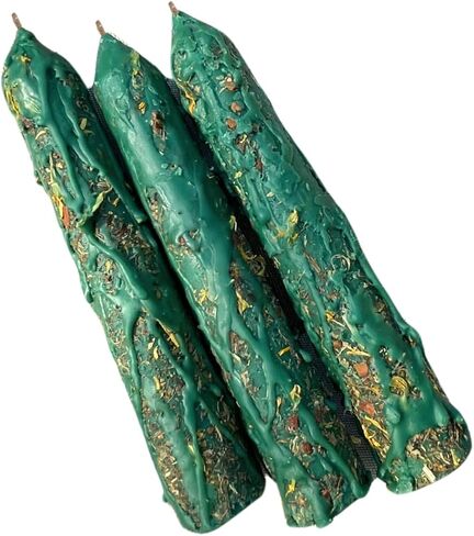 Handmade Abundance Candle | Money Manifestation Spell | Witchcraft Supplies | Prosperity Anointed Ritual Candle in Saudi Arabia