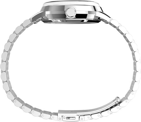 Timex Men's Marlin 40mm Watch - Stainless Steel Link Bracelet Quick Release Black Dial Stainless Steel Case in Saudi Arabia