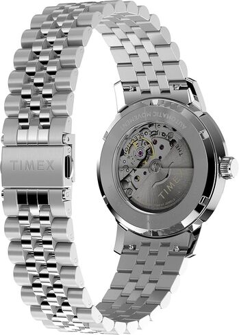 Timex Men's Marlin 40mm Watch - Stainless Steel Link Bracelet Quick Release Black Dial Stainless Steel Case in Saudi Arabia