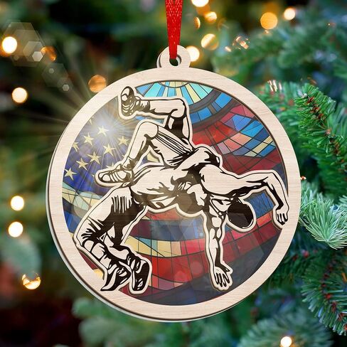 FLAGWIX Christmas Softball Gifts for Girls 8-12, Softball Ornament - 2D Flat (Not 3D) Acrylic Ornaments 2025 for Christmas Tree Decorations - Gifts for Sporty Girls Coach, Sports Ornament Decor in Saudi Arabia