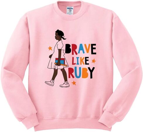 TeesAndTankYou Brave Like Ruby Sweatshirt Unisex in Saudi Arabia