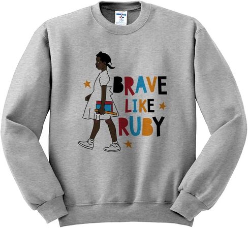 سويت شيرت TeesAndTankYou Brave Like Ruby للجنسين in Kuwait