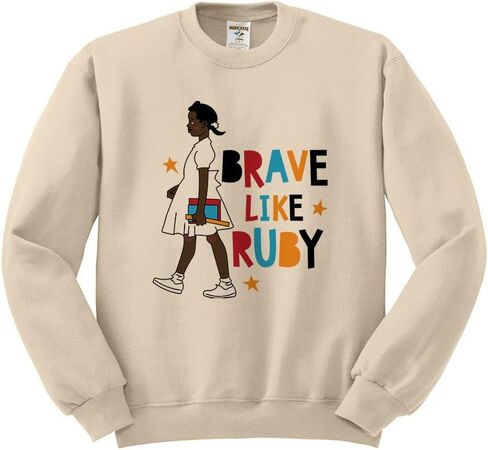 TeesAndTankYou Brave Like Ruby Sweatshirt Unisex in Saudi Arabia