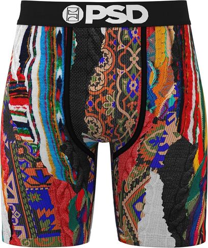 PSD Men's Knit Split Boxer Brief, Multi, XXL in Saudi Arabia