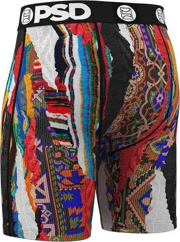 PSD Men's Knit Split Boxer Brief, Multi, XXL in Saudi Arabia