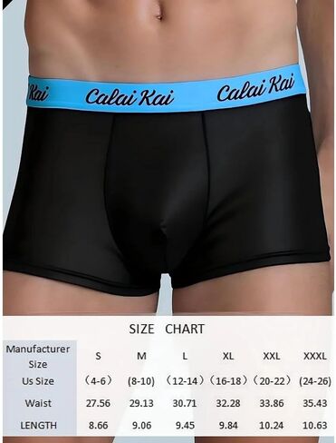 7 Pcs Mens Boxer Briefs Fashion Color Waistband Stretch Fit Underwear for Daily Wear, Breathable Soft Boxer Shorts in Saudi Arabia