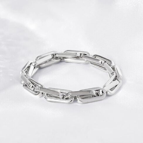 GEMOUR IM Chunky Paperclip Link Bracelet, 7.5" in Saudi Arabia