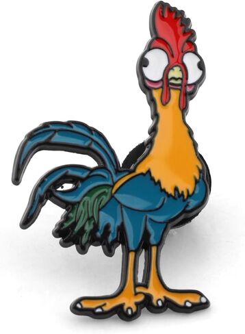 AKTAP Cartoon Chicken Brooch Pins Ocean Movie Theme Gifts Anime Character Accessories for Fans Rooster Backpack Clothes in Saudi Arabia