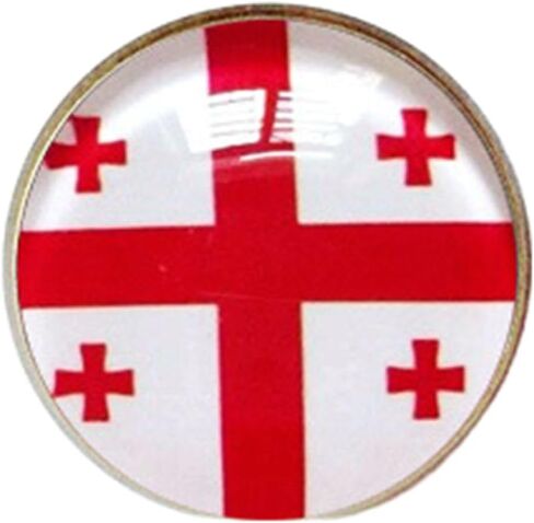 Uijokdef 1 PCS National Flag 5 Pin Round,Lapel Pins party Gifts, Patriotic Pin for Men/Women,National Flag Brooch Accessories Party Favors, Hat Suit Decorations in Saudi Arabia