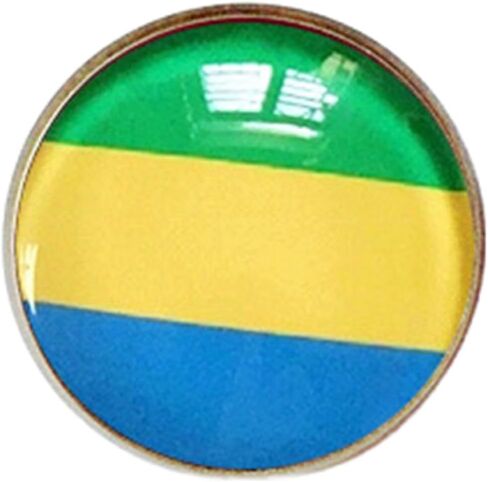 Uijokdef 1 PCS National Flag 5 Pin Round,Lapel Pins party Gifts, Patriotic Pin for Men/Women,National Flag Brooch Accessories Party Favors, Hat Suit Decorations in Saudi Arabia