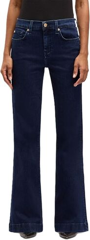7 For All Mankind Women's Dojo Mid-Rise Wide Leg Jeans in Saudi Arabia