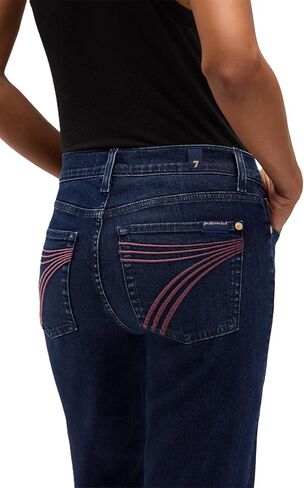 7 For All Mankind Women's Dojo Mid-Rise Wide Leg Jeans in Saudi Arabia
