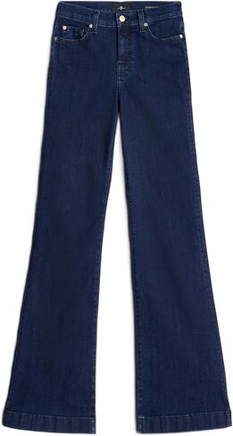 7 For All Mankind Women's Dojo Mid-Rise Wide Leg Jeans in Saudi Arabia