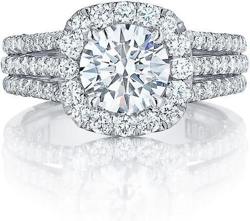 Luxury Wedding Band Rings for Women Gorgeous Eternity Promise Finger Jewelry Accessories in Saudi Arabia