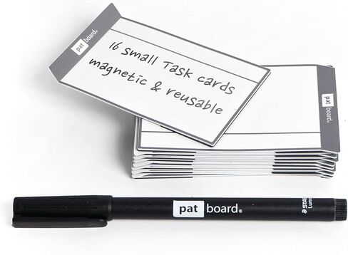 PATboard Scrum Board وKanban Board - بطاقات المهام المغناطيسية - S (صغير) - مجموعة من 16 - أزرق in Kuwait