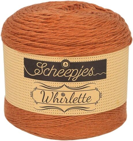 Scheepjes Yarn Whirlette (861 - Avocado) - Luxurious Cotton-Acrylic Blend, 445m - Perfect for Knitting & Crocheting Projects in Kuwait