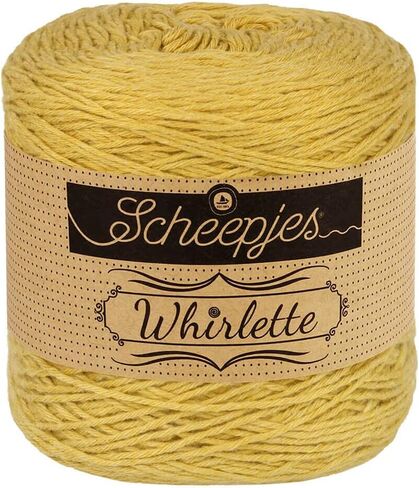 Scheepjes Yarn Whirlette (861 - Avocado) - Luxurious Cotton-Acrylic Blend, 445m - Perfect for Knitting & Crocheting Projects in Kuwait
