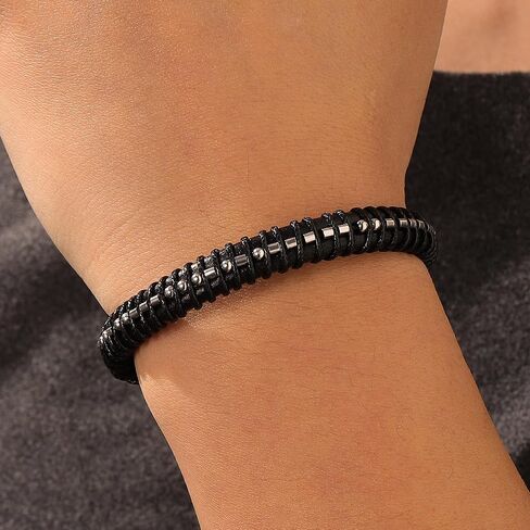 Morse Code Bracelets for Women Men Beaded Bracelet Gift Inspirational Jewelry Unique Birthday Anniversary Christmas Gifts for Women Him Husband Father Mother Son in Saudi Arabia