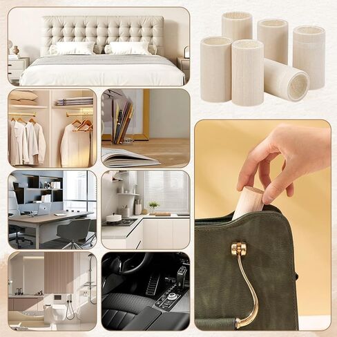 6 قطع من موزع الزيوت العطرية الخشبية من PH PandaHall، موزع عطور خشبي صغير، موزع روائح خشبية مستديرة للمنزل وغرفة النوم والمكتب والمرحاض وغرفة اليوجا وغرفة الساونا، 1.7 × 0.9 بوصة in Kuwait