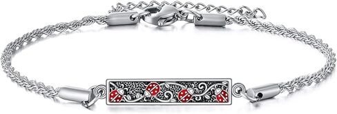 Sun and Moon/Ladybug/Butterfly Bracelet for Women Sterling Silver Love Friendship Bracelet Bracelets for Women Mother Mom Wife in Saudi Arabia