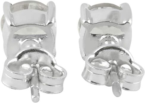 Starborn Faceted Danburite Post Earrings in Sterling Silver in Saudi Arabia