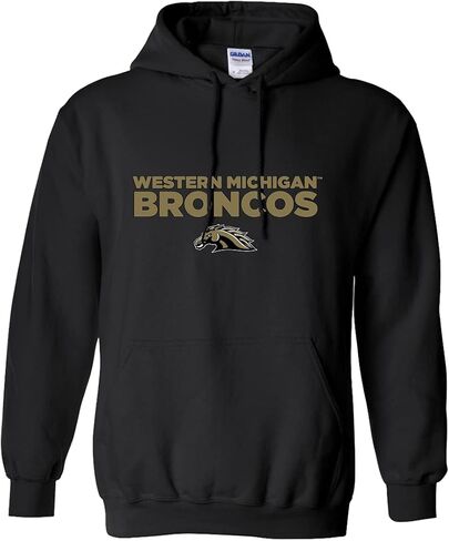 CreateMyTee | Western Michigan University Broncos Full Hooded Sweatshirt in Saudi Arabia