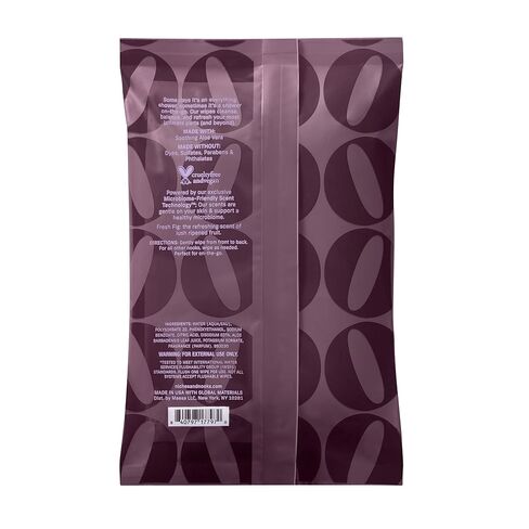 Niches & Nooks تنظف مناديل Nooks الأنثوية - تين طازج - مناديل حميمة متوازنة لدرجة الحموضة للنساء، نضارة يومية، تحييد الرائحة، رائحة نظيفة - 45 قطعة in Kuwait