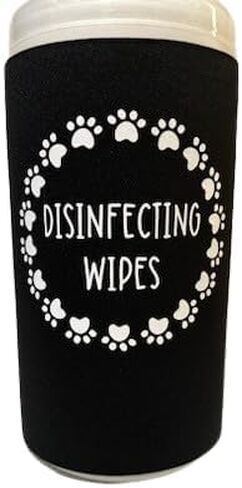 Paw Print Disinfecting Wipe Cover (Large, Gray) in Saudi Arabia