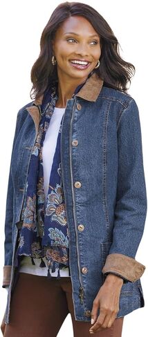 SAGEFINDS Denim Barn Jacket Medium Wash in Saudi Arabia